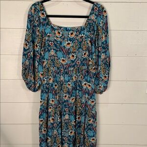 Maurices maternity baby doll style mini dress Floral size large